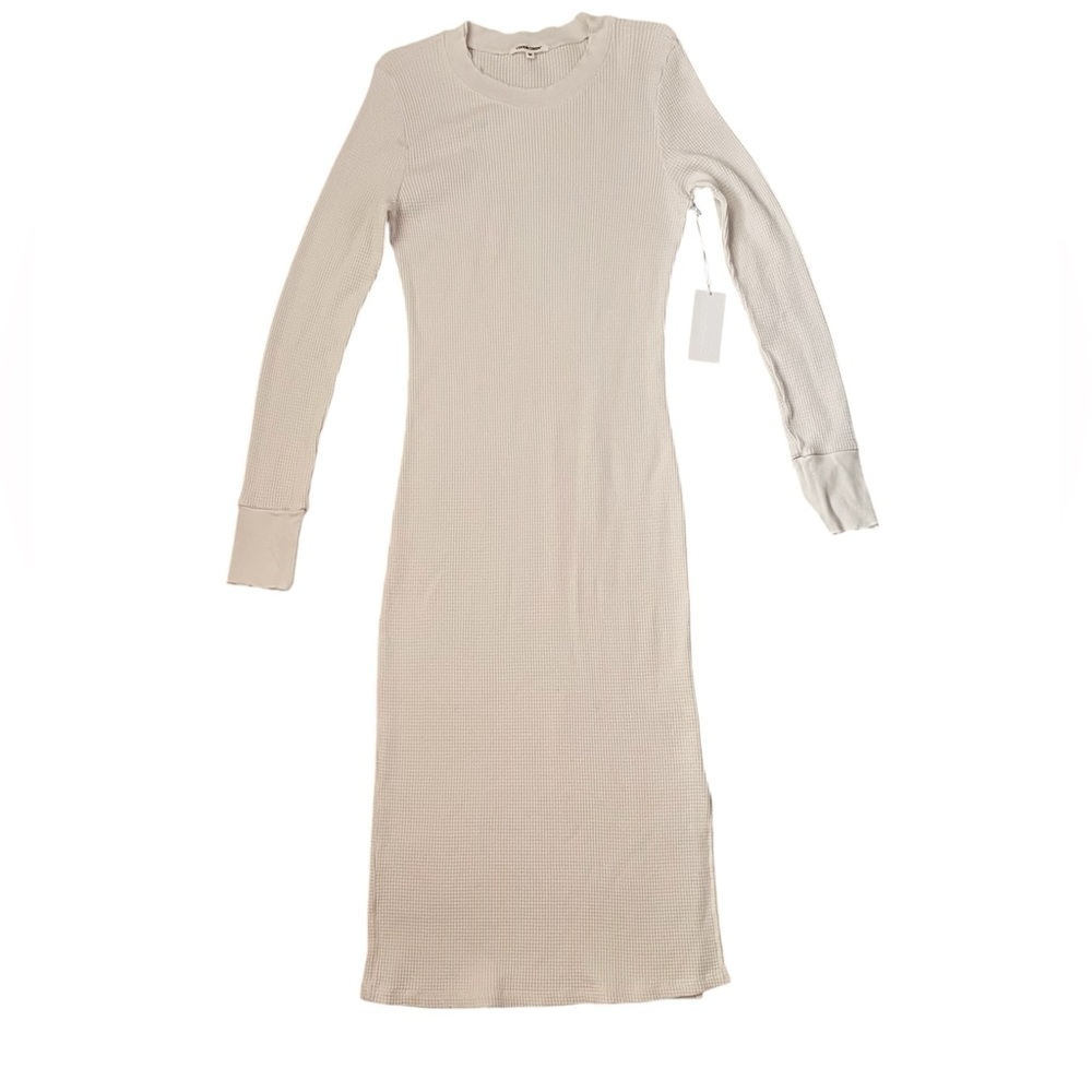 Cotton Citizen Long Sleeve Dress in Cream